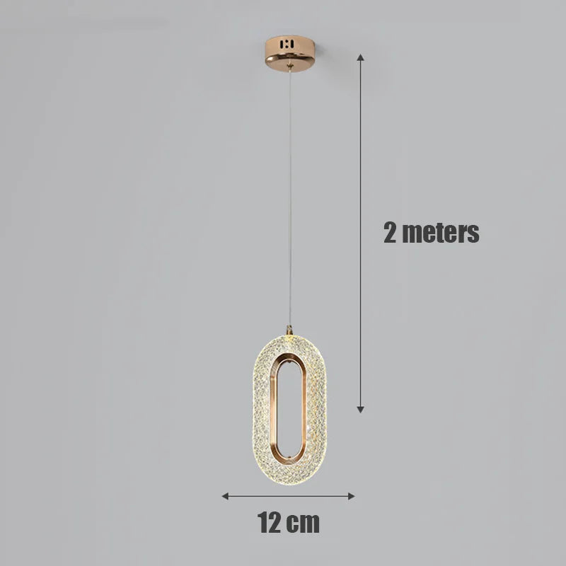 Lámpara Colgante LED Nórdica — Decoración Minimalista