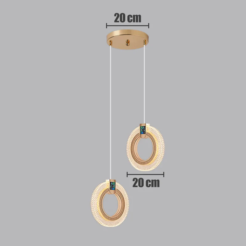 Lámpara Colgante LED Nórdica — Decoración Minimalista