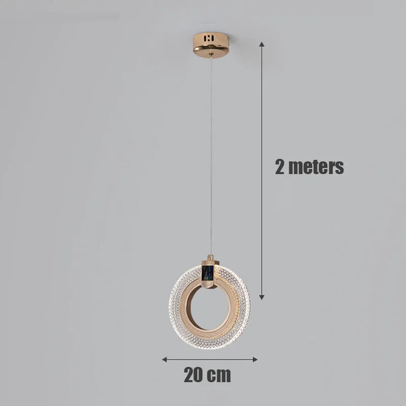 Lámpara Colgante LED Nórdica — Decoración Minimalista