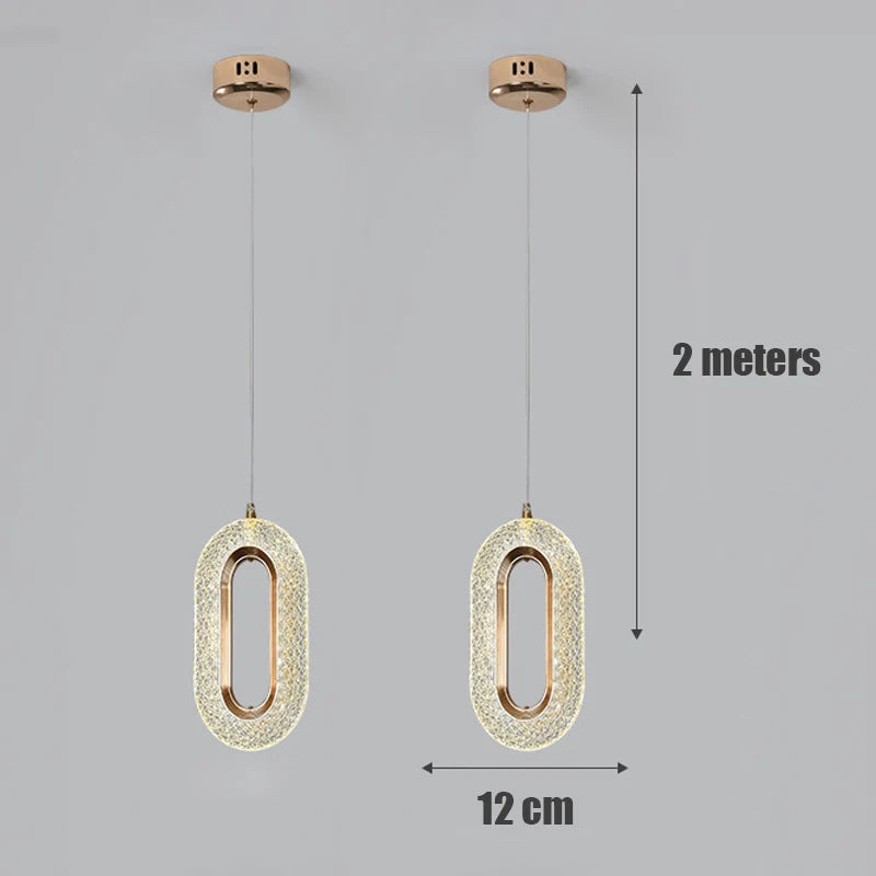 Lámpara Colgante LED Nórdica — Decoración Minimalista